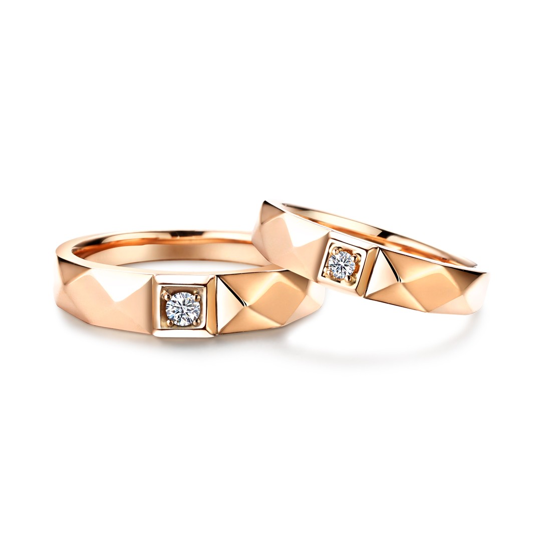 The Vow Wedding Ring - Rose - Adelle Jewellery